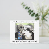 Carte Postale Créature géniale (Debout devant)