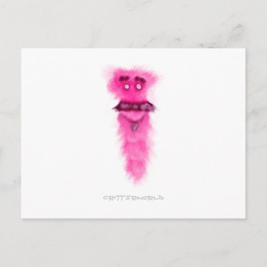 Carte Postale Créature grande de moustache (Devant)