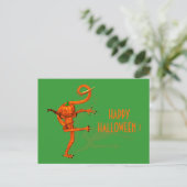 Carte Postale Créature Halloween du Citrouille Galaxy (Debout devant)