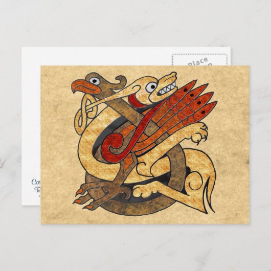 Carte Postale Créatures celtiques (Devant / Derrière)