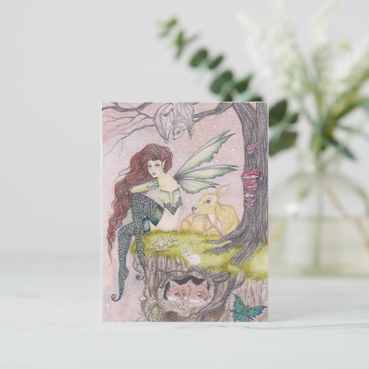 Carte Postale créatures curieuses (Debout devant)