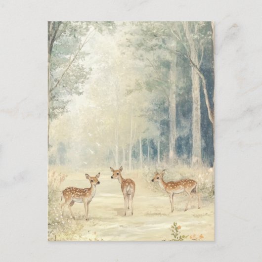 Carte Postale Créatures des bois (Devant)