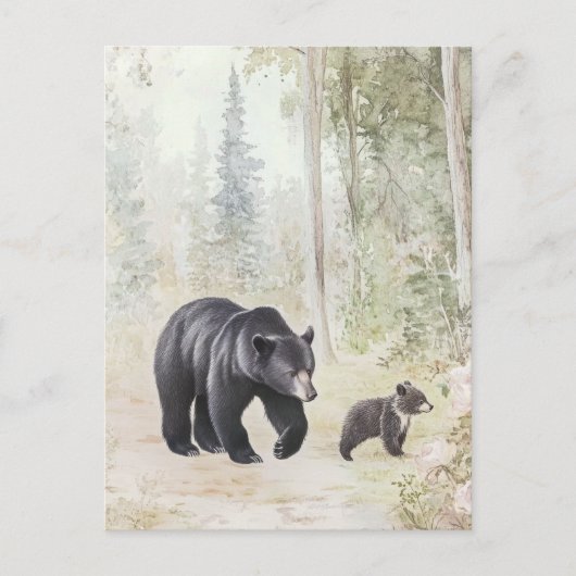 Carte Postale Créatures des bois (Devant)