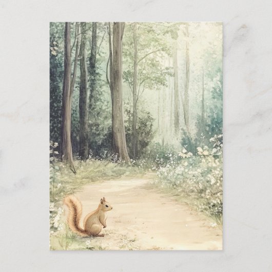 Carte Postale Créatures des bois (Devant)