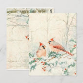 Carte Postale Créatures des Bois (Devant / Derrière)