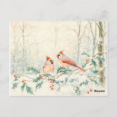 Carte Postale Créatures des Bois (Dos)