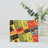 Carte Postale Créatures Fantastiques Motif Vintage (Debout devant)