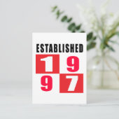 Carte Postale Créé en 1997 (Debout devant)