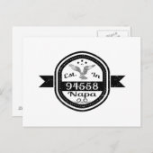 Carte Postale Créé En 94558 Napa (Devant / Derrière)