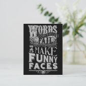 Carte Postale Créer des faces (Debout devant)