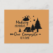 Carte postale : Créer des souvenirs un camping à l