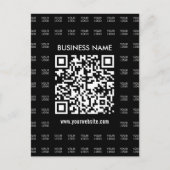 Carte Postale Créer instantanément du code QR scannable et du Mo (Devant)