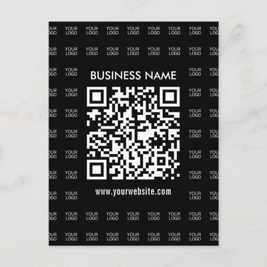 Carte Postale Créer instantanément du code QR scannable et du Mo (Devant)
