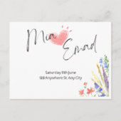 Carte Postale Créer mon invitation de mariage (Devant)