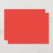 Carte Postale Créer un Arrière - plan rouge frappant avec bordur (Devant / Derrière)