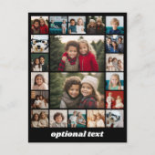 Carte Postale Créer un collage de photos personnalisé - 20 photo (Devant)