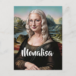 Carte Postale Créer un visage drôle personnalisé