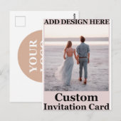 Carte Postale créer votre personnalisation unique (Devant / Derrière)