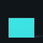 Carte Postale Créer votre propre cyan personnalisé<br><div class="desc">Ce design est minimaliste et peut être mis à jour facilement avec votre photo et votre texte. Si vous avez besoin d'aide,  veuillez me contacter en utilisant le bouton de massage ci-dessous et je serai heureux de vous aider.</div>