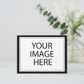 CARTE POSTALE CRÉER VOTRE PROPRE - PERSONNALISER CELA (Debout devant)