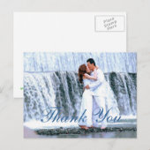 CARTE POSTALE CRÉER VOTRE PROPRE PHOTO MERCI (Devant / Derrière)