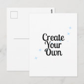 Carte Postale Créez le Vôtre (Devant / Derrière)
