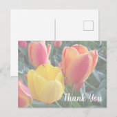 Carte Postale Créez vos propres couleurs douces Merci photo (Devant / Derrière)