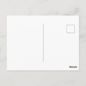 Carte Postale Créez vos propres couleurs douces Merci photo (Dos)