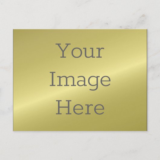 Carte Postale Créez vos propres Faux Metallic Antique laiton (Devant)