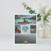 Carte Postale Créez vos propres photos de surlignements de kayak (Debout devant)