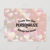 Carte Postale Créez votre propre (Devant / Derrière)