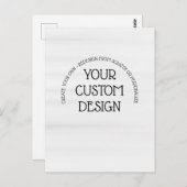 Carte Postale Créez votre propre (Devant / Derrière)