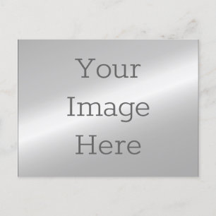 Carte Postale Créez votre propre argent métallique Faux