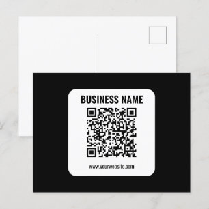 Carte Postale Créez votre propre code QR Transparent