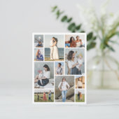 Carte Postale Créez votre propre collage de 11 photos (Debout devant)