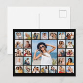 Carte Postale Créez Votre Propre Collage De 27 Photos (Devant / Derrière)