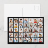 Carte Postale Créez votre propre collage de 35 photos (Devant / Derrière)
