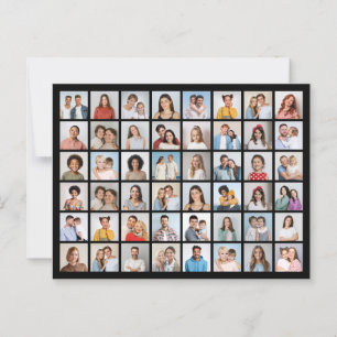 Carte Postale Créez votre propre collage de 48 photos
