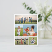 Carte Postale Créez votre propre collage de 5 photos (Debout devant)