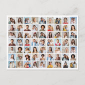 Carte Postale Créez Votre Propre Collage De 63 Photos (Devant)