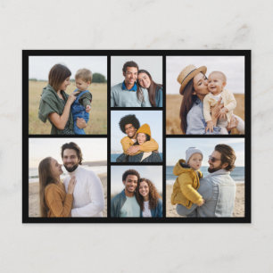 Carte Postale Créez votre propre collage de 7 photos