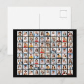 Carte Postale Créez votre propre collage de 80 photos (Devant / Derrière)