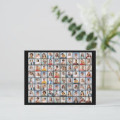 Carte Postale Créez votre propre collage de 80 photos (Debout devant)