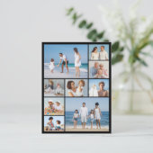 Carte Postale Créez votre propre collage de 9 photos (Debout devant)