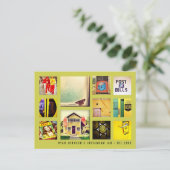 Carte Postale Créez votre propre composition de photos carrées p (Debout devant)