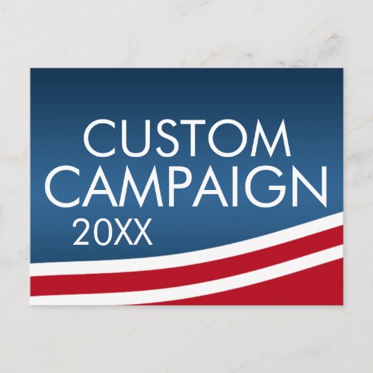 Carte Postale Créez votre propre conception d'élection (Devant)