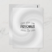 Carte Postale Créez votre propre conception personnalisée (Devant / Derrière)