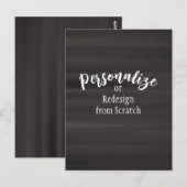 Carte Postale Créez votre propre conception personnalisée (Devant / Derrière)