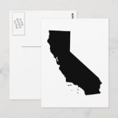 Carte Postale Créez votre propre déplacement vers la Californie (Devant / Derrière)