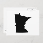 Carte Postale Créez votre propre déplacement vers le Minnesota F (Devant / Derrière)